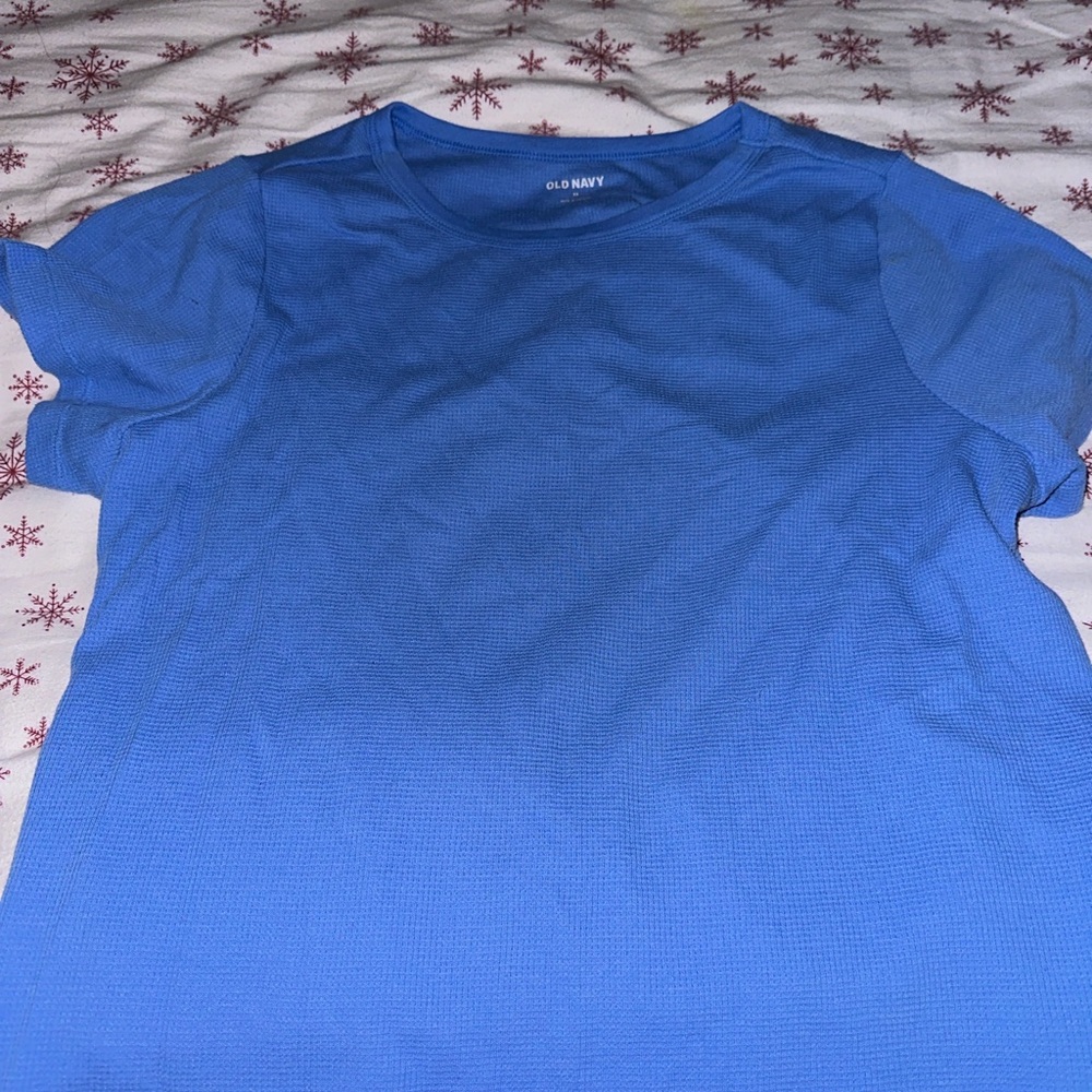 Blue cropped Old navy t shirt/crop
